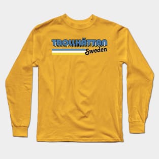 Trollhättan, Sweden // Saab Lover Retro Design Long Sleeve T-Shirt